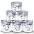 Vintage Unique Skull Custom Insulated Unbreakable Stemless Tumbler Wine Glass Box Packaging